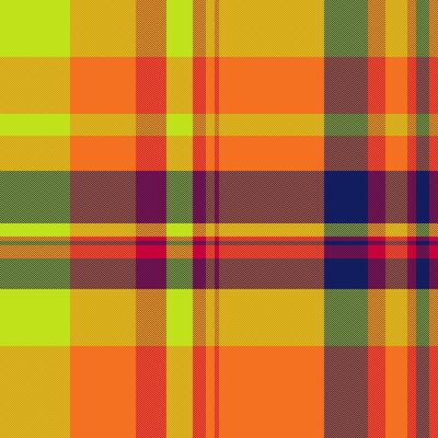 Vibrant, geometric plaid background. Bold color blocks create a modern, versatile texture. Ideal for web design, textiles, or abstract backgrounds.