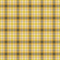 Vibrant yellow, black, and red plaid pattern. Perfect for textile design, fashion, website backgrounds, or any project needing a bold, geometric texture. vector