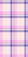 Elegant pastel pink and purple plaid pattern. Perfect for textile design, fashion, branding, and website backgrounds. This soft, repeating texture evokes feelings of femininity and serenity. vector