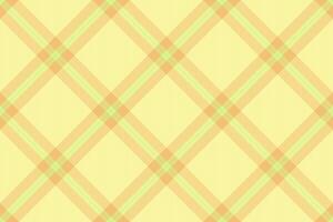 Pastel plaid pattern. Soft, delicate diamond check design in peach and lime. Ideal for springsummer projects, textiles, packaging, or website backgrounds. Evokes feelings of warmth and tranquility. vector