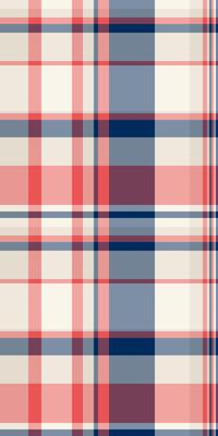 Vibrant coral and cool blue plaid pattern. Perfect for textile design, fashion, or website backgrounds. This seamless texture offers a classic yet modern aesthetic.