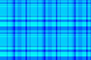 Horizon pattern texture textile, gift card tartan seamless plaid. Handsome background fabric check in bright and deep sky blue colors. vector