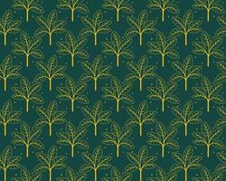 Elegant gold leaf pattern on a deep teal background. Perfect for textile design, wallpaper, or website backgrounds. Sophisticated and minimalist style evokes natures beauty and tranquility. vector