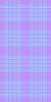 Diamond background textile texture, funky check fabric seamless. Thread tartan plaid pattern in violet and blue colors. vector