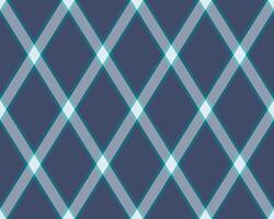 Elegant diamond plaid pattern in cool teal and gray on a navy background. Perfect for textile designs, website backgrounds, or stylish stationery. Creates a sophisticated and modern feel. vector