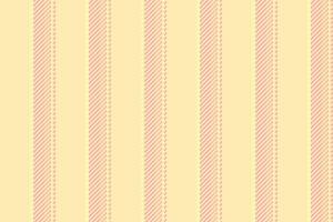 Soft, inviting stripe pattern in pastel peach and creamy yellow. Ideal for textiles, backgrounds, or adding a touch of vintage charm to any project. vector