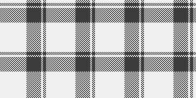 Classic black and white plaid pattern. Perfect for textile design, website backgrounds, or any project needing a timeless, sophisticated texture. vector