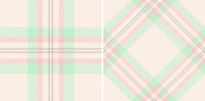 Pastel plaid patterns offer a soft, classic design. Perfect for backgrounds, textiles, or creative projects needing a delicate, timeless touch. Versatile elegant. vector