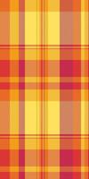 Vibrant yellow and orange plaid pattern. Perfect for textile design, website backgrounds, or fallthemed projects. This warm, cheerful texture evokes feelings of comfort and autumn. vector