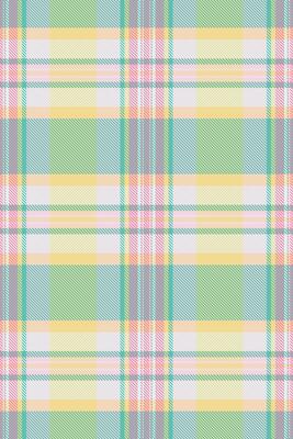 Age plaid seamless , folklore fabric tartan texture. Expressive pattern check background textile in teal and yellow colors.