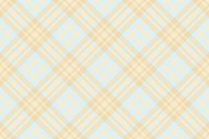 Jersey tartan plaid , illustration pattern seamless texture. Argyle fabric textile check background in light and wheat colors. vector