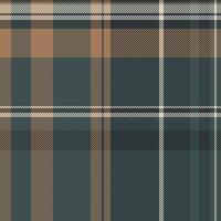 Elegant plaid pattern in muted tones. Classic tartan design ideal for backgrounds, textiles, or fashion projects. Versatile and timeless texture. vector