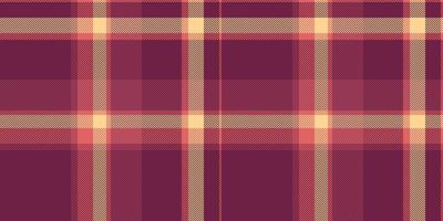 Warm autumnal plaid pattern in rich burgundy and peach tones. Perfect for fall fashion, textile design, or seasonal backgrounds. vector