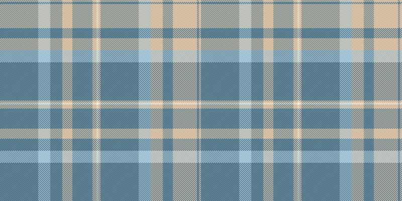 Serene blue and beige plaid pattern. Perfect for textile design, website backgrounds, or apparel projects. Evokes a feeling of calm and sophistication.