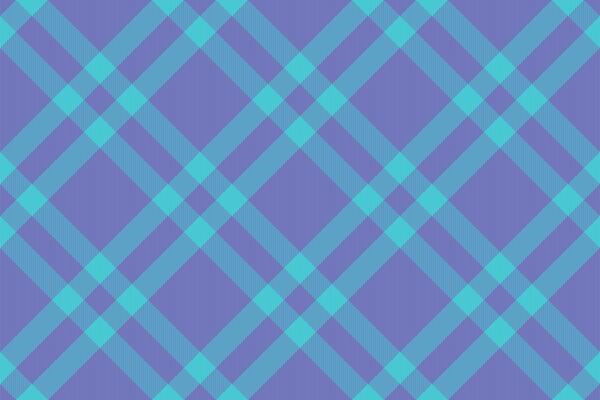 Vibrant teal and purple plaid pattern. Perfect for textile design, website backgrounds, or fashion projects. This seamless texture offers a modern, geometric feel with a touch of retro charm.