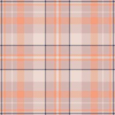 Elegant peach and gray plaid pattern. Perfect for textile design, apparel, wrapping paper, or website backgrounds. Subtle yet stylish, this seamless texture evokes feelings of warmth and comfort.