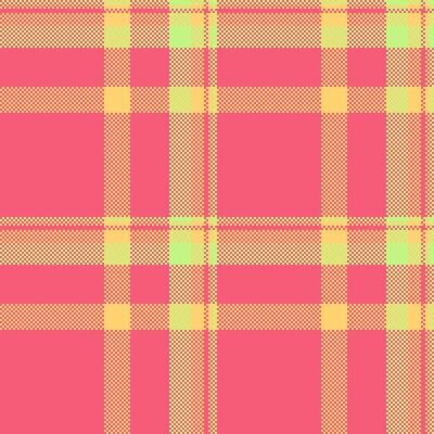 Vibrant pastel plaid pattern in pink, yellow, and green. Ideal for textile design, website backgrounds, or playful branding.