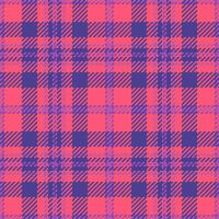 Vibrant tartan pattern in shades of pink and violet. A versatile, eyecatching design ideal for textiles, fashion, backgrounds, and creative projects needing a bold flair. vector