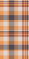 Warm autumnal plaid pattern in soft oranges, browns, and grays. Perfect for textile design, fallthemed projects, or adding a cozy vibe to your designs. vector