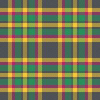 Vibrant multicolor plaid pattern. Bold geometric design with intersecting lines creates a dynamic texture perfect for textile, fashion, or web design. vector