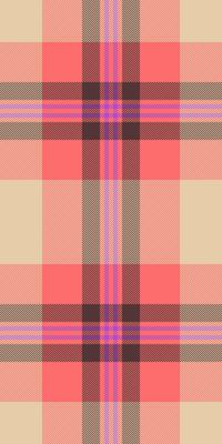 Seamless coral, beige, and lilac plaid pattern. Perfect for textile design, fashion, website backgrounds, and packaging. This vibrant and stylish check design evokes warmth and sophistication.