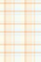 Subtle peach and pale blue plaid pattern. Perfect for textile design, website backgrounds, or packaging. Evokes feelings of serenity and gentle warmth. vector