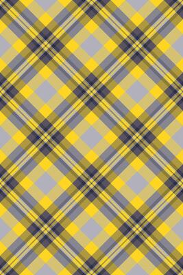 Vibrant yellow and gray plaid pattern. Perfect for textile design, fashion, or website backgrounds. This seamless texture offers a modern yet classic feel, conveying energy and sophistication.
