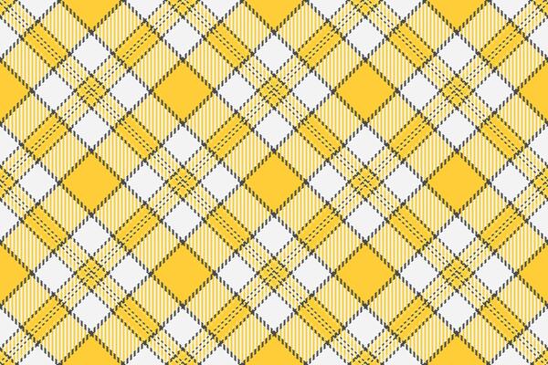 Vibrant yellow and white plaid pattern. Perfect for textile design, website backgrounds, or seasonal projects. This cheerful, geometric design evokes feelings of warmth and optimism.