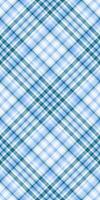 Subtle blue and teal diagonal plaid pattern. Perfect for textile design, website backgrounds, or crafting projects. This elegant, seamless texture evokes feelings of calmness and sophistication. vector