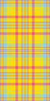 Vibrant pastel plaid pattern. Perfect for textile designs, backgrounds, or cheerful website themes. This cheerful, seamless texture evokes feelings of joy and optimism. vector