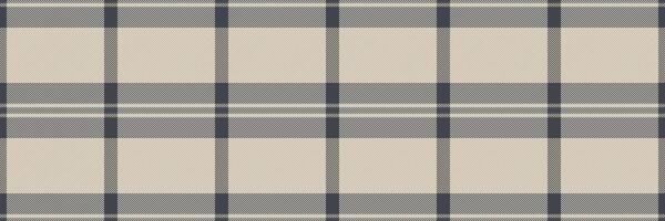 Elegant neutral plaid pattern. Subtle gray and beige tones create a sophisticated, versatile design ideal for textiles, website backgrounds, or stationery. vector