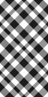 Stylish black and white herringbone plaid pattern. Perfect for textile designs, website backgrounds, or fashion illustrations. vector