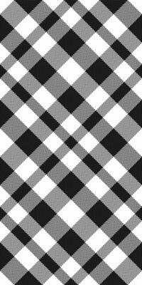 Stylish black and white herringbone plaid pattern. Perfect for textile designs, website backgrounds, or fashion illustrations.