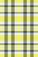 Vibrant yellow, light blue, and dark gray plaid pattern. Perfect for textile design, fashion, or website backgrounds. Creates a cheerful, modern, and stylish aesthetic. vector
