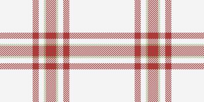Elegant red and cream plaid pattern. Perfect for textile design, apparel, website backgrounds, and holiday projects. This classic, timeless design evokes warmth and sophistication. vector