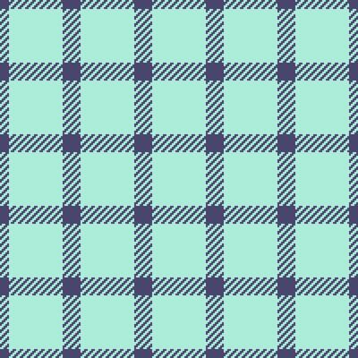 Seamless mint green and navy blue plaid pattern. Perfect for textile design, website backgrounds, or crafting projects.
