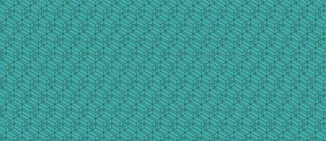 Abstract teal geometric pattern. Subtle textured design ideal for backgrounds, textiles, or website design. Repeating motif creates a sense of continuity and order. vector