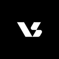 modern letter Vb or bv logo concept vector