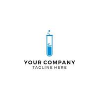 Modern Digital Lab logo with pixel concept vector