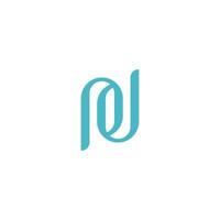 Unique letter PD or DP logo initials icon concept vector