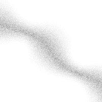 Grain wave texture background. Noise dots wavy shape. Curve noise dotwork pattern. Abstract grunge stipple banner. Dotted stochastic noise effect vector