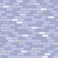 Brick wall seamless pattern. Gray brickwork repeating texture. Bricks masonry background. . vector