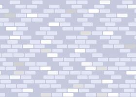 Brick wall seamless pattern. Gray brickwork repeating texture. Brick masonry background vector
