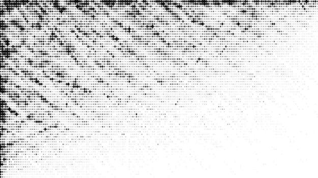 trama de semitonos grunge degradado textura. cómic estilo píxel antecedentes. popular Arte descolorido granoso superficie. punto y partículas desvanecimiento efecto. negro píxel ruido fondo vector