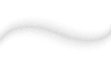 Grain wave background. Black stipple curve line. Abstract wavy noise dotted shape wallpaper. Dot work gradient pattern vector