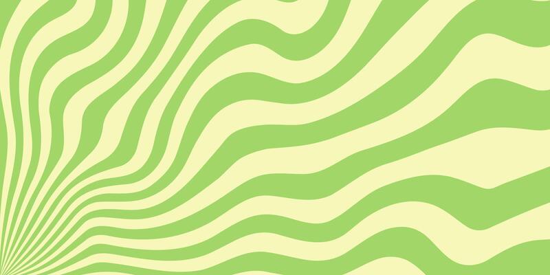 Trippy burst lines background. Psychedelic wavy stripes wallpaper. Linear sunburst swirl. Twisted and distorted curly texture.