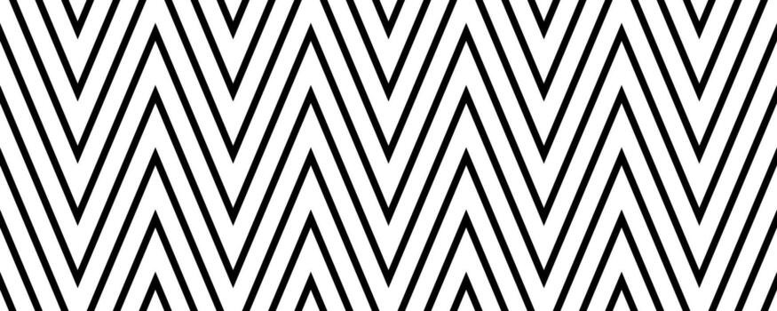 zigzag sin costura modelo. negro y blanco cheurón ornamento antecedentes. repitiendo espina de pescado textura. textil y tela muestra de tela diseño. vector