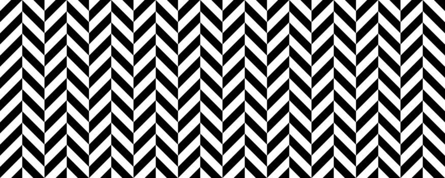 Herringbone seamless pattern. Black and white chevron background. Repeating zigzag texture with diagonal lines. Textile and fabric print design swatch. wallpaper vector