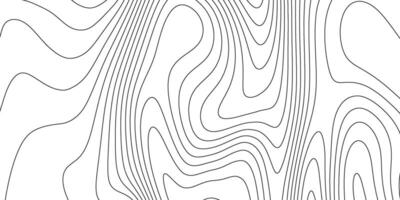 Terrain topographic map concept. Mountain height lines background. Black and white landscape geographic pattern. Contour lines. Territory texture. vector