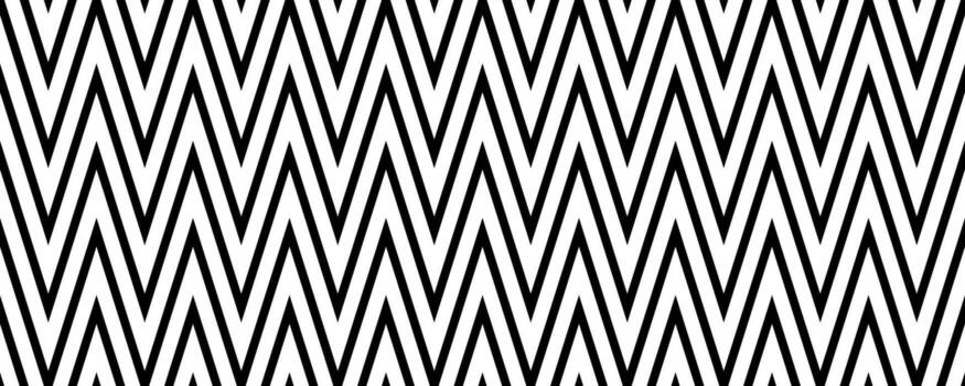 Chevron seamless pattern. Black and white herringbone background. Repeating zig zag texture with diagonal lines. illustration vector